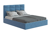 Кровать Диана велюр синий