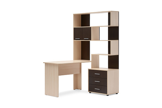 Уголок школьника Паскаль-3 дуб молочный / венге