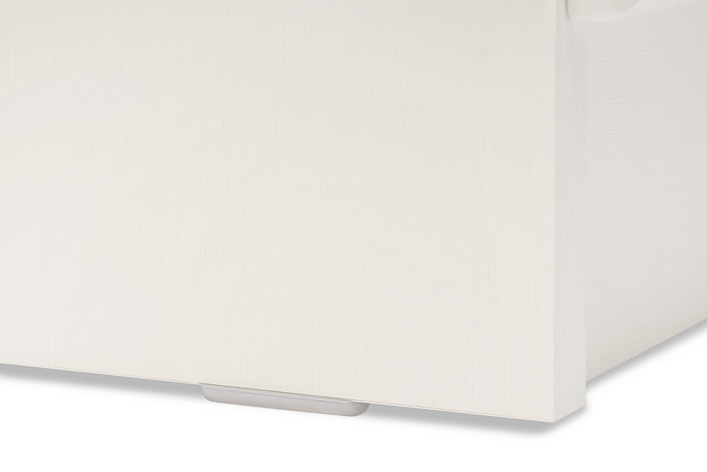 Шкаф-витрина Ливерпуль белый / ясень ваниль