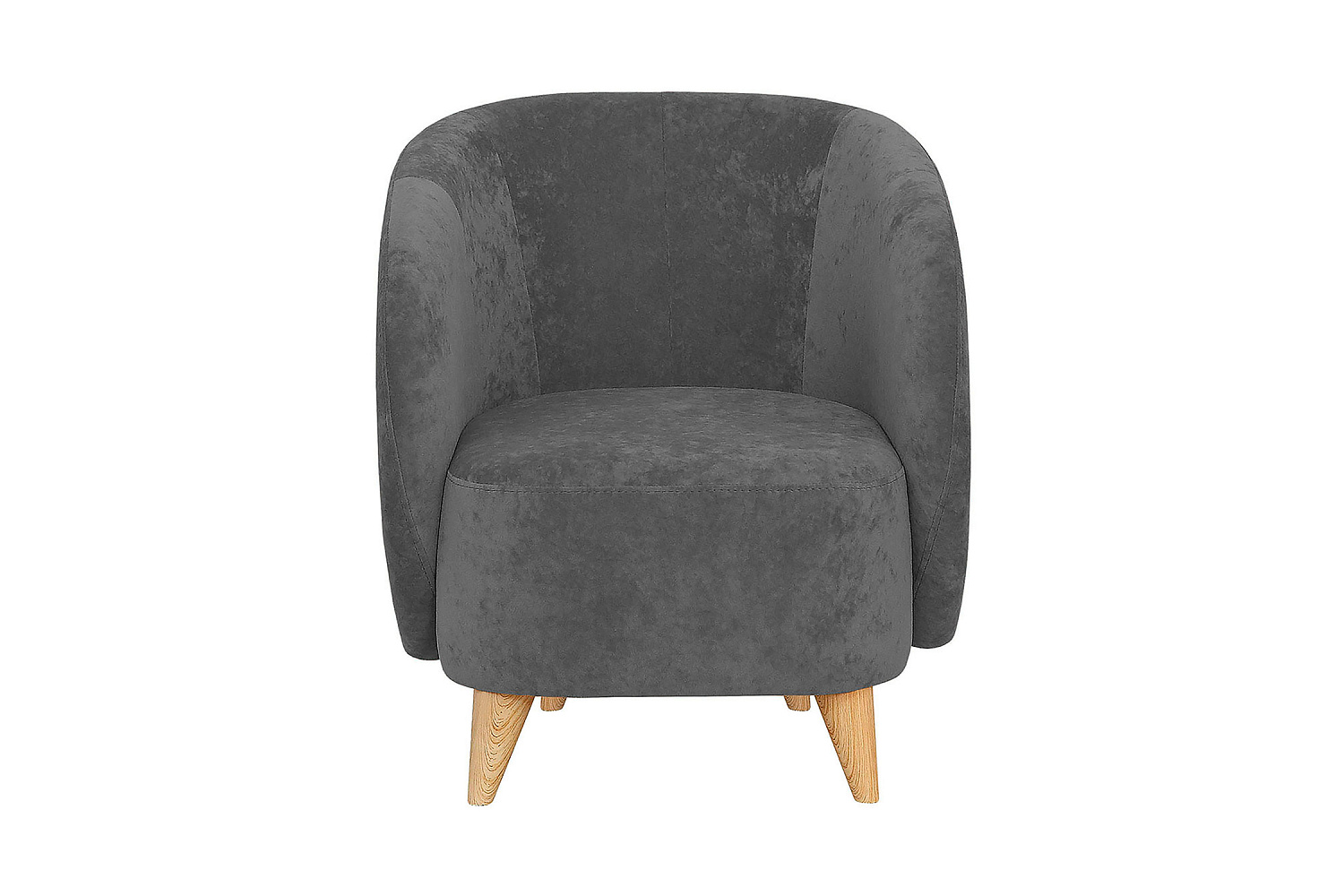 Кресло Рикко темно-серое