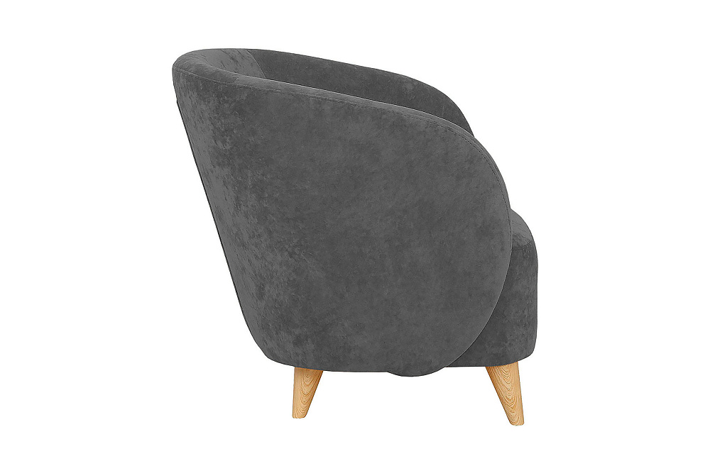 Кресло Рикко темно-серое