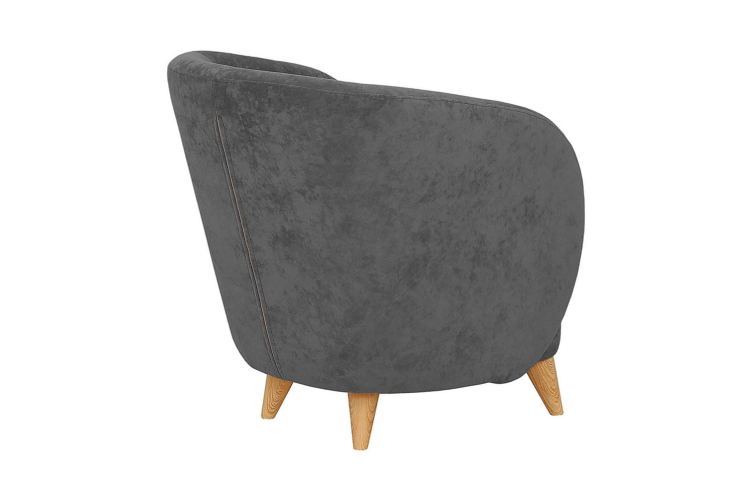 Кресло Рикко темно-серое