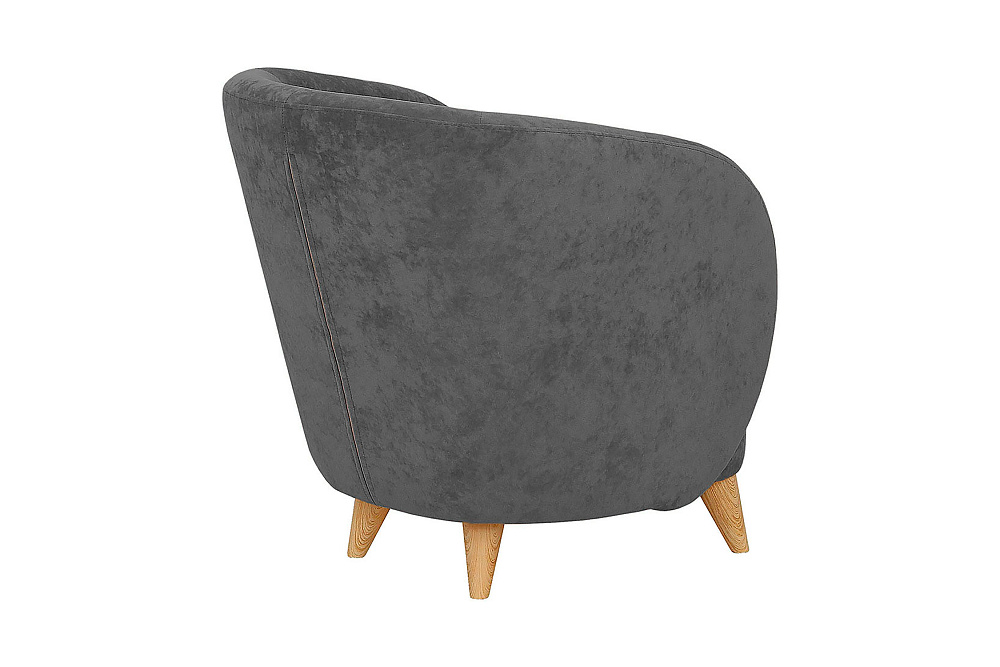 Кресло Рикко темно-серое