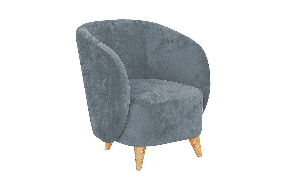 Кресло Рикко серое