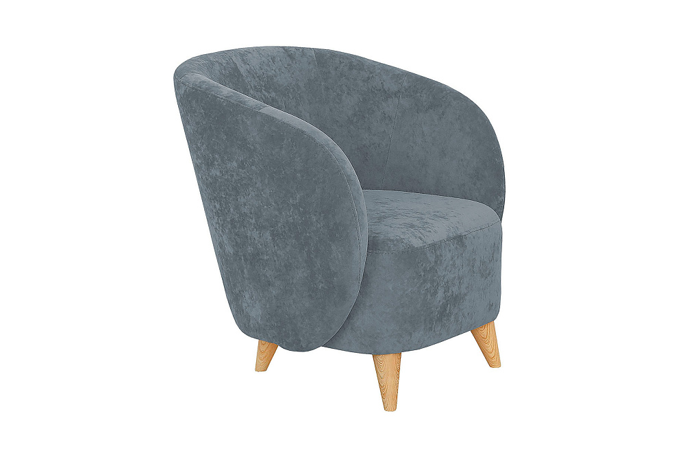 Кресло Рикко серое