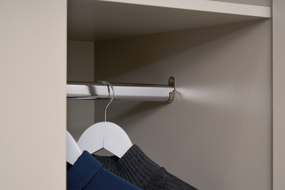 Шкаф 3-х створчатый с антресолью Норд кашемир