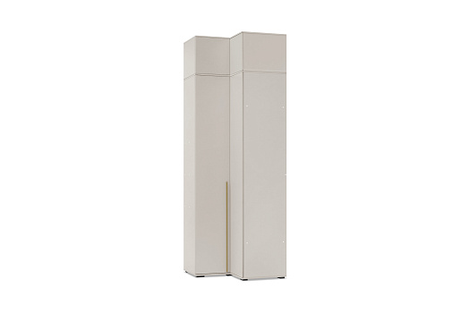 Шкаф угловой с антресолью Норд кашемир