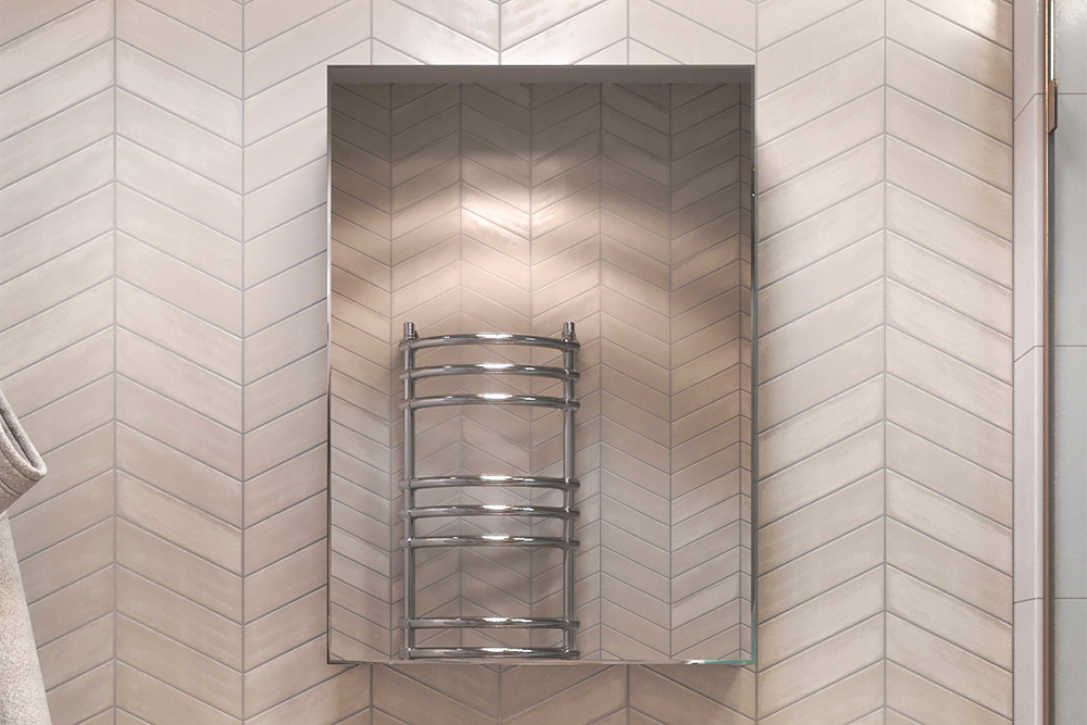 Зеркало-шкаф Grand белый