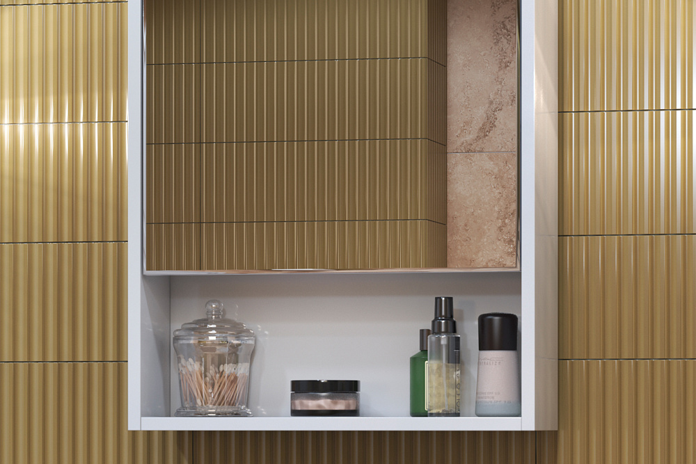 Зеркало-шкаф Urban белый