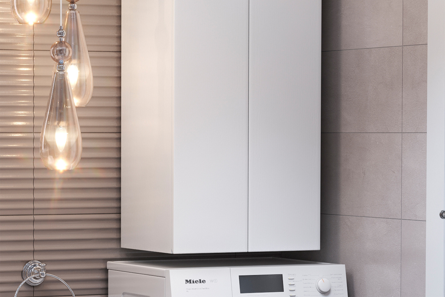 Шкаф навесной Wing белый