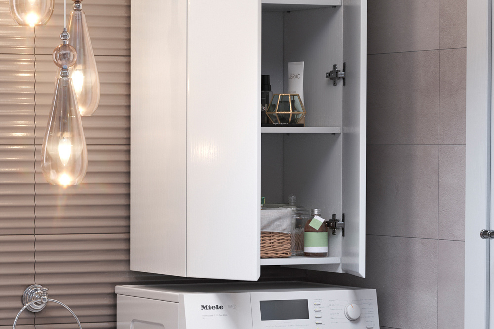 Шкаф навесной Wing белый