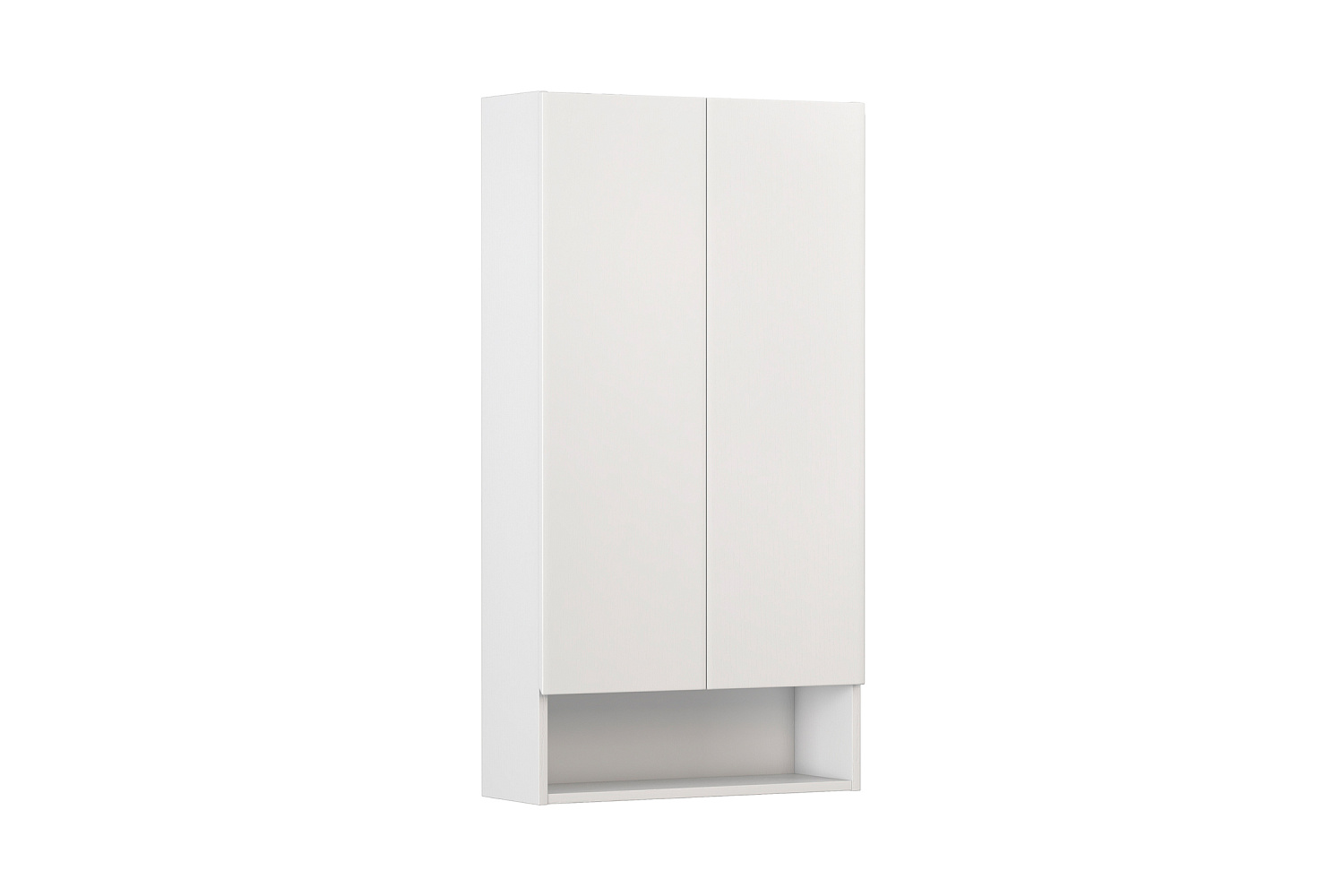 Шкаф навесной с нишей Wing белый
