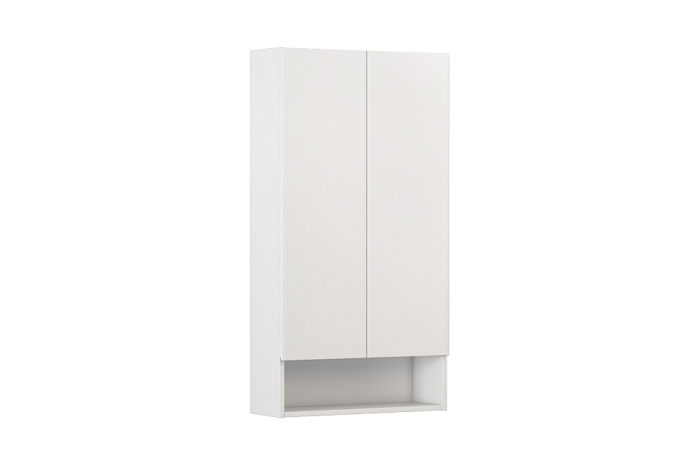 Шкаф навесной с нишей Wing белый