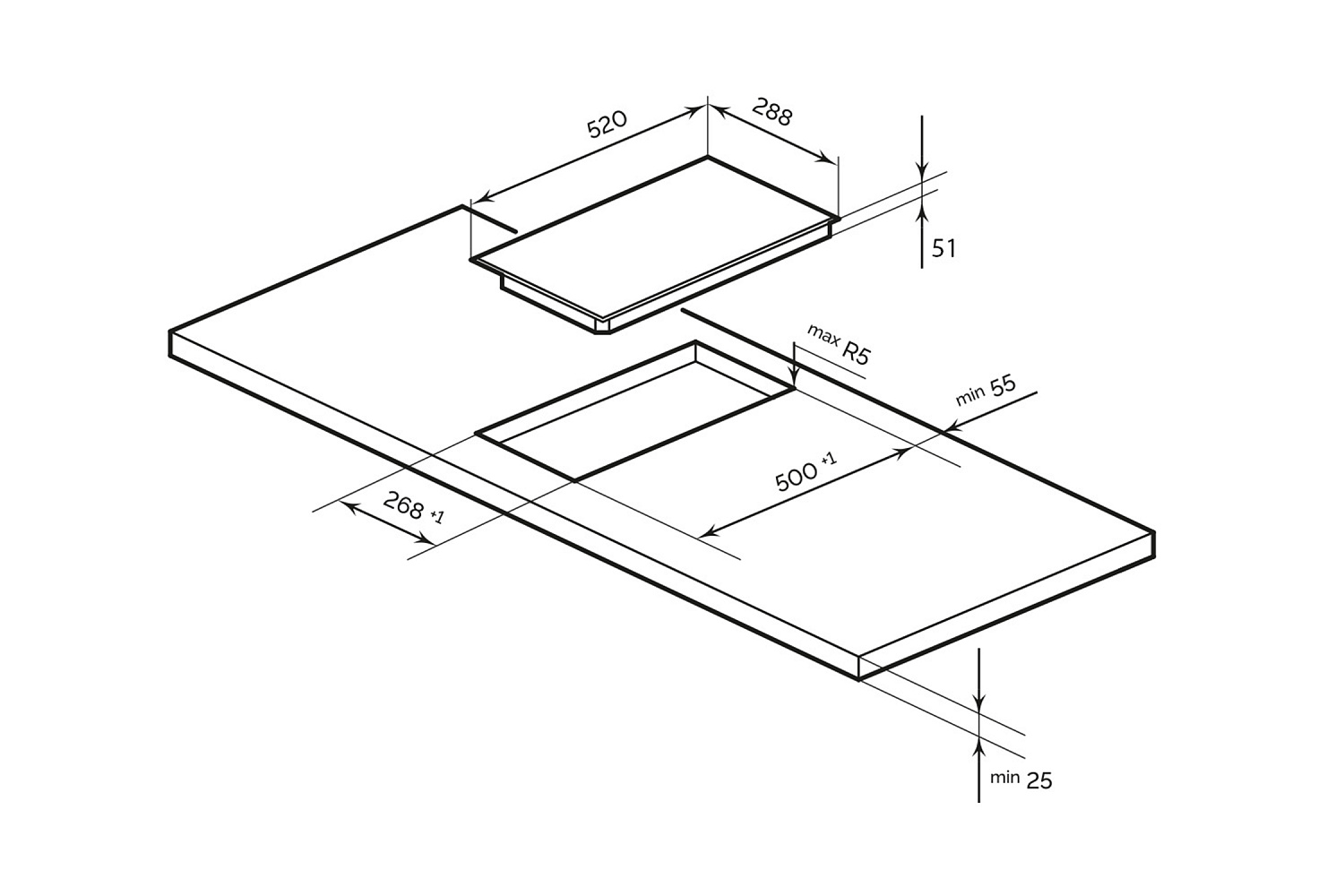 Электрическая варочная панель LEX EVH 320A BL