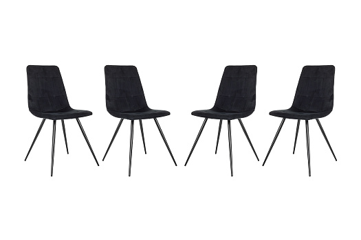 Комплект из 4-х стульев Бюрократ CH-K1 черный