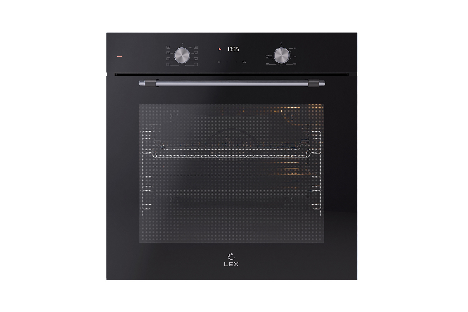 Встраиваемый духовой шкаф LEX EDP 680 BL MAX