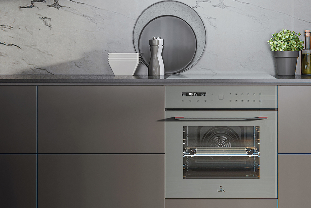 Встраиваемый духовой шкаф LEX EDS 101 GR