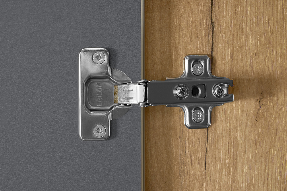 Стол компьютерный №1 дуб крафт / графит