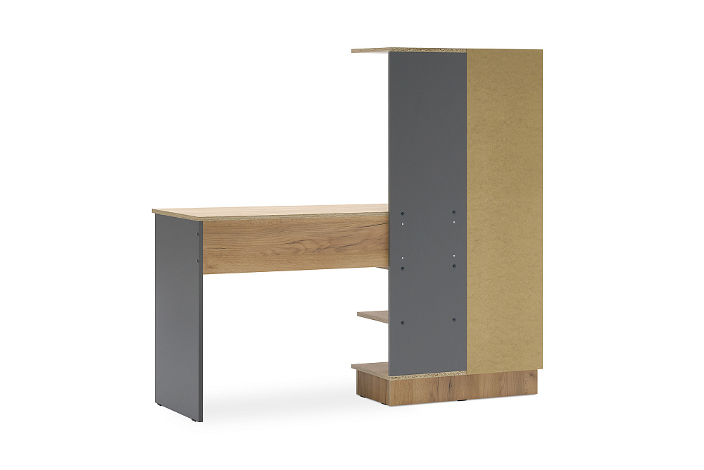 Стол компьютерный №1 дуб крафт / графит