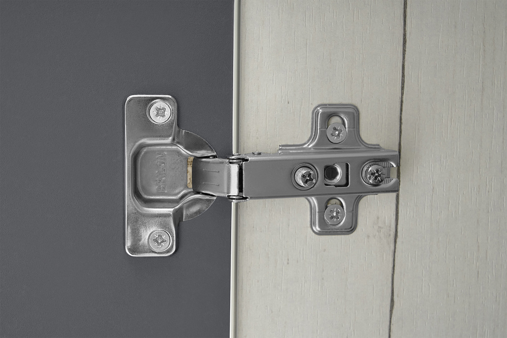 Стол компьютерный №1 дуб крафт белый / графит