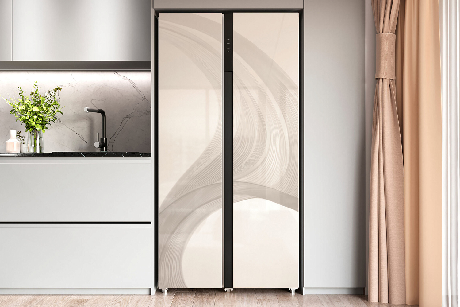 Холодильник двухкамерный с инвертором LSB530GLID wind