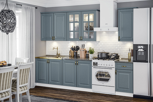 Кухня Престиж №3 2.0 м браш блю