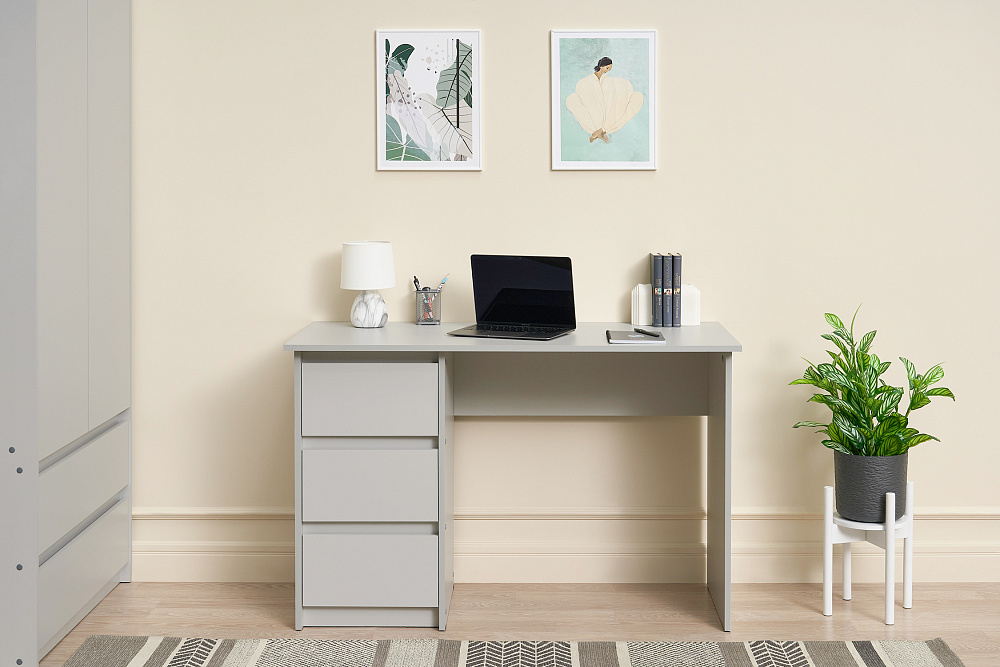 Стол письменный Айден серый