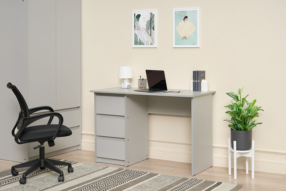 Стол письменный Айден серый