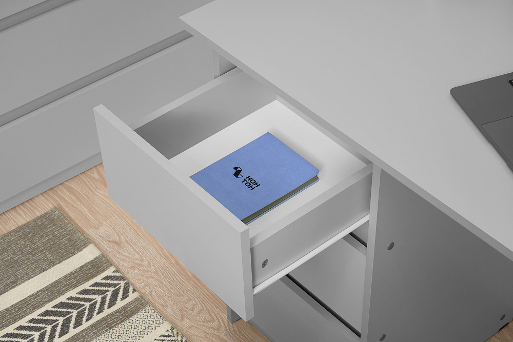 Стол письменный Айден серый