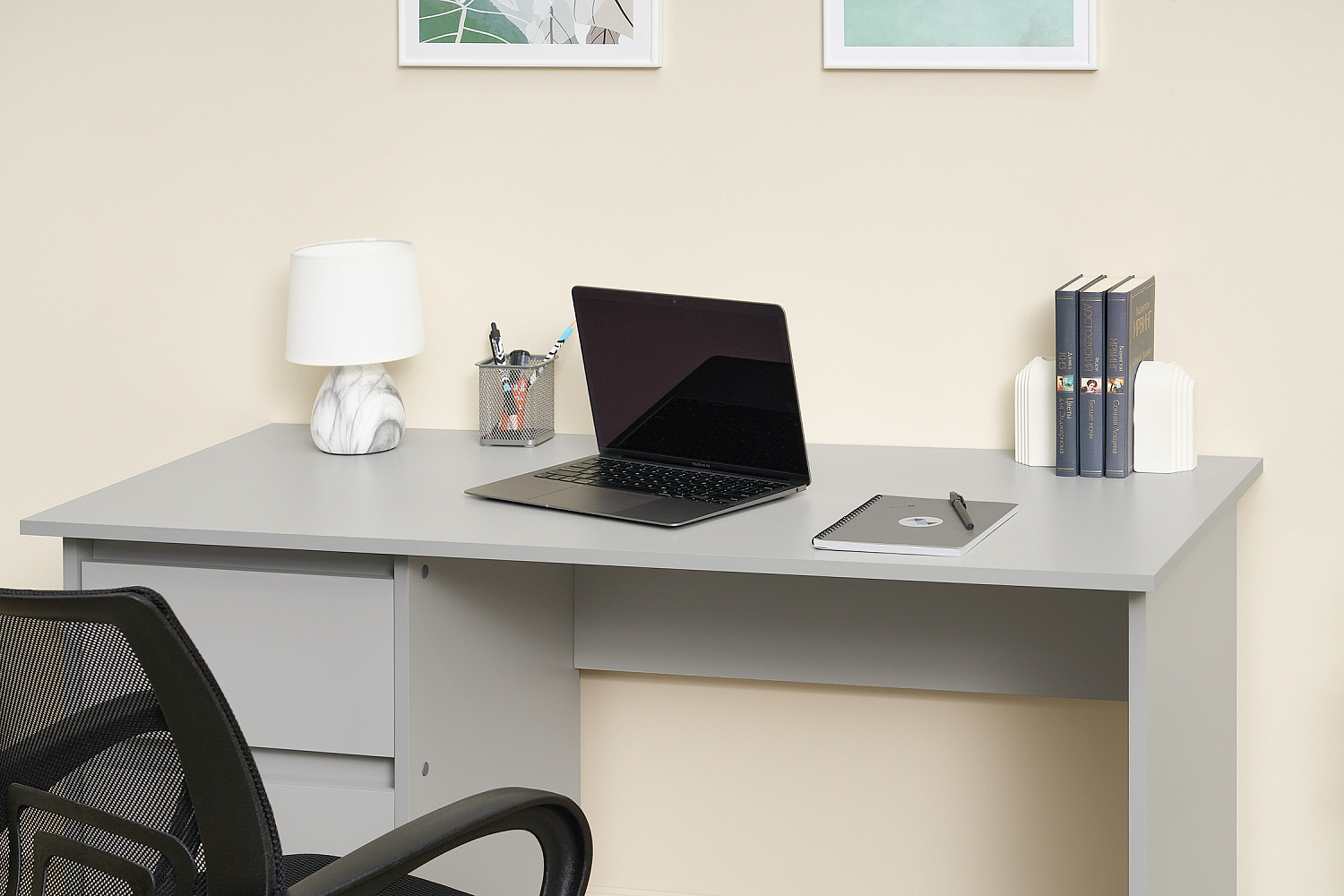 Стол письменный Айден серый