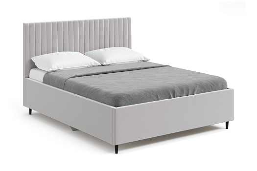 Кровать Юнона Эйр с подъемным механизмом серо-бежевая