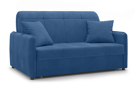 Диван аккордеон Хилтон велюр синий