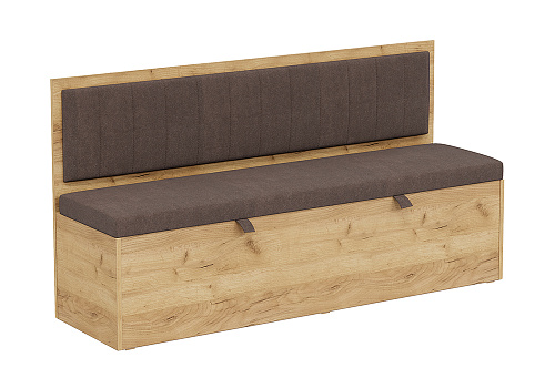 Скамья Берген дуб крафт золотой / коричневая