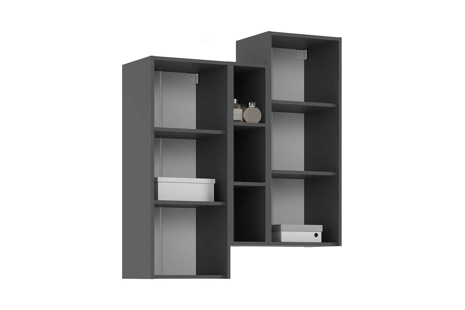 Шкаф подвесной комбинированный Норд графит