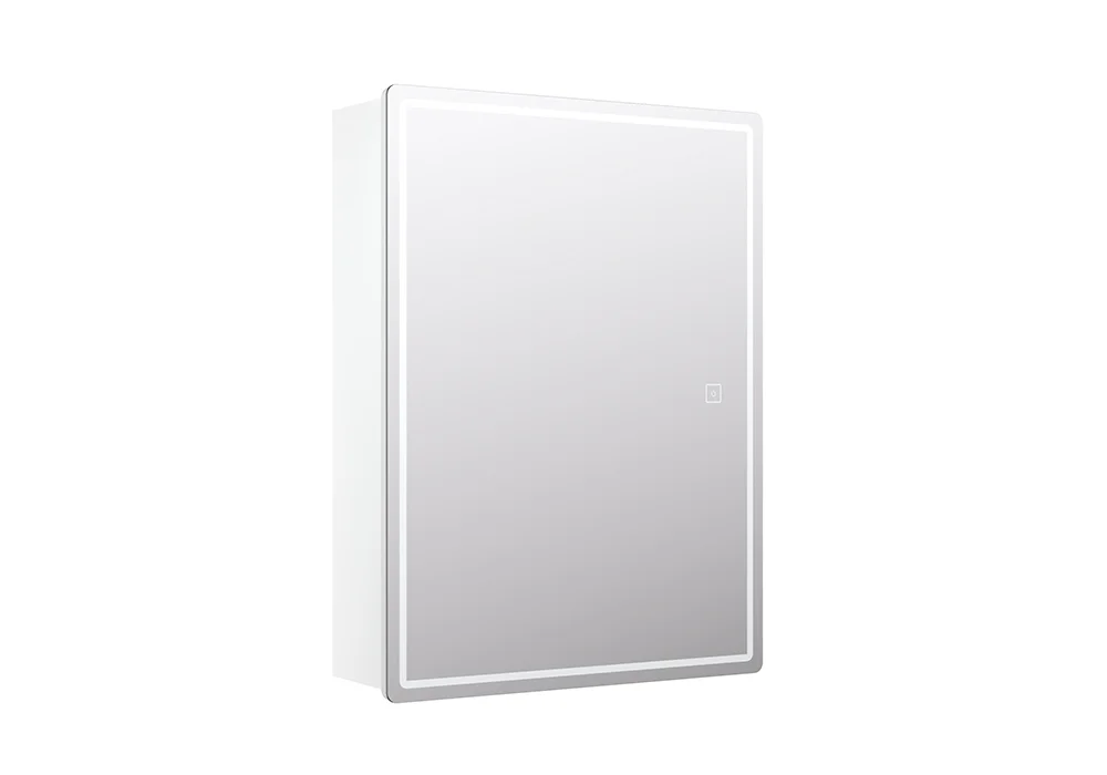 Фото 1 Зеркало-шкаф Geometry 60 с LED подсветкой Размеры Ш 59.7 х В 79
