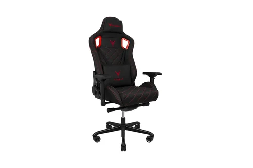 Фото 1 Кресло игровое Knight Titan черное / красное Размеры Ш 70 х Г 70 х В 144.5