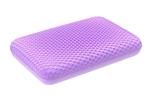 Фото 1 Подушка анатомическая Grid Purple 40x60 см, пена с эффектом охлаждения Размеры Д 60 х Ш 40 х Г 40 х В 13