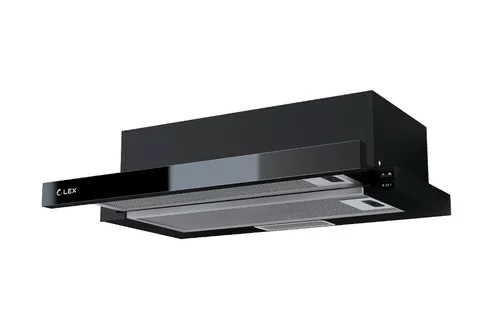 Фото 1 Встраиваемая вытяжка LEX HUBBLE G 600 BLACK Размеры Ш 60 х Г 28 х В 16