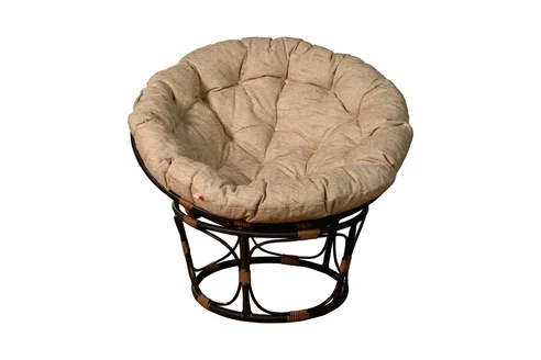 Фото 1 Кресло Papasan орех / бежевый Размеры Ш 105 х Г 99 х В 84