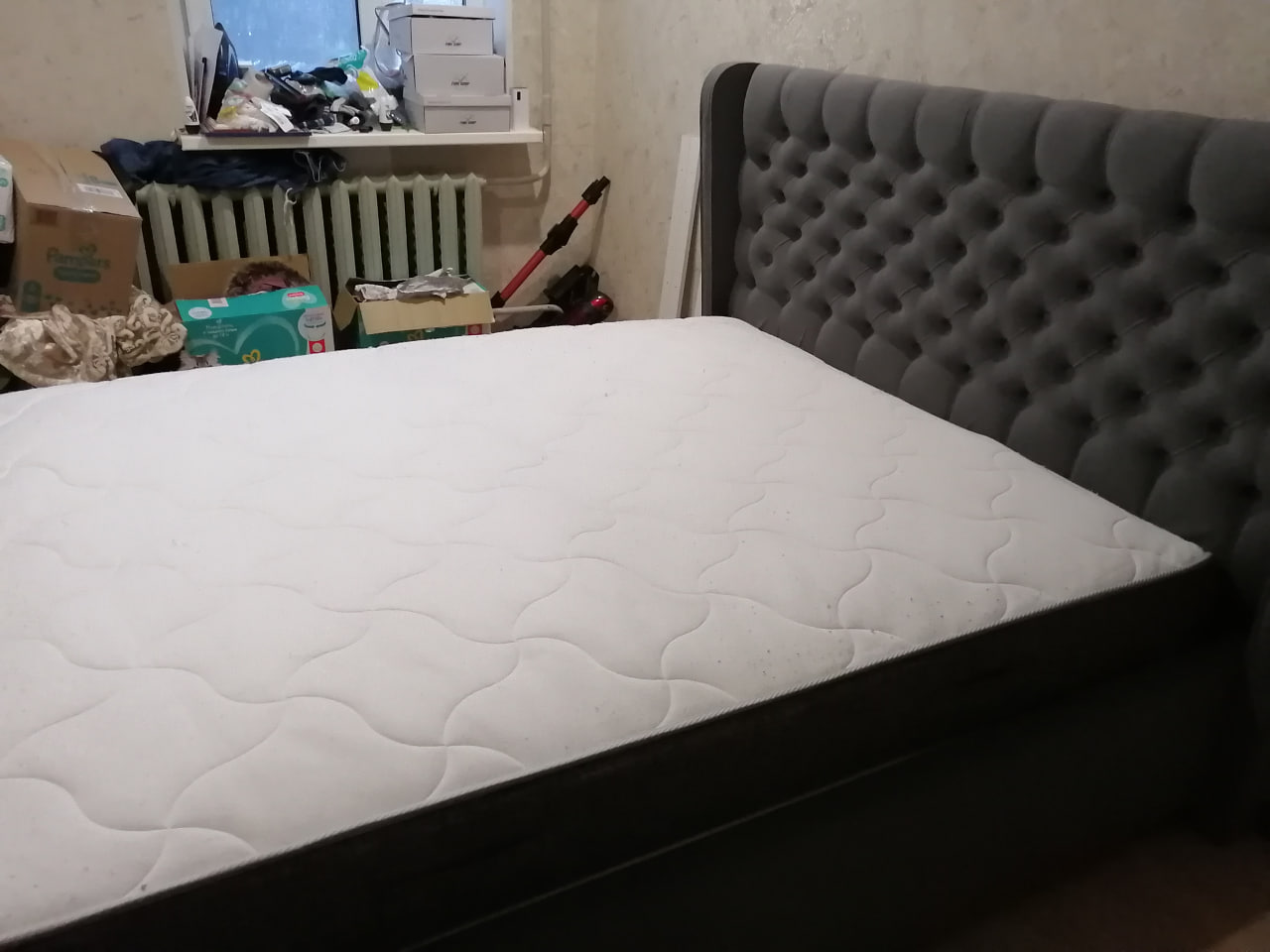 Кровать Франческа new серая