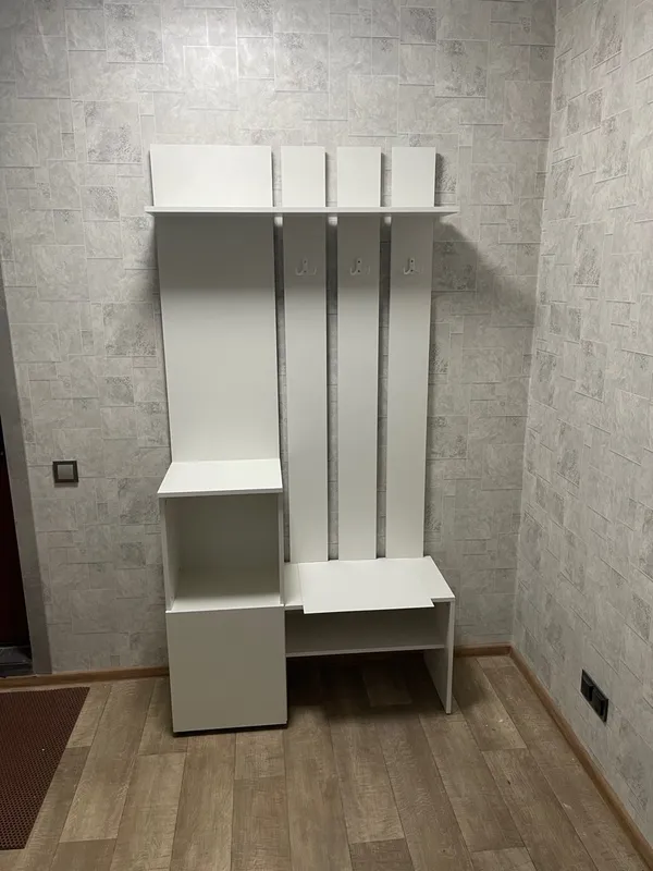 Прихожая Грейс белый текстурный