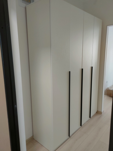 Шкаф 4-х створчатый Тивина графит серый