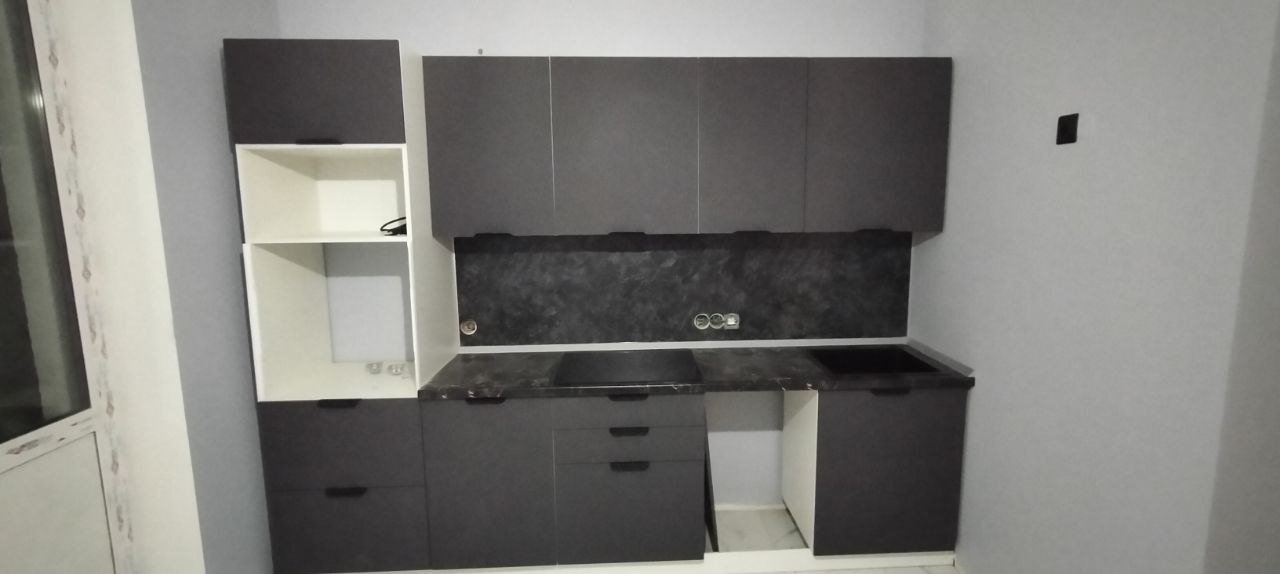 Модульная кухня Норд софт пихтовый зеленый