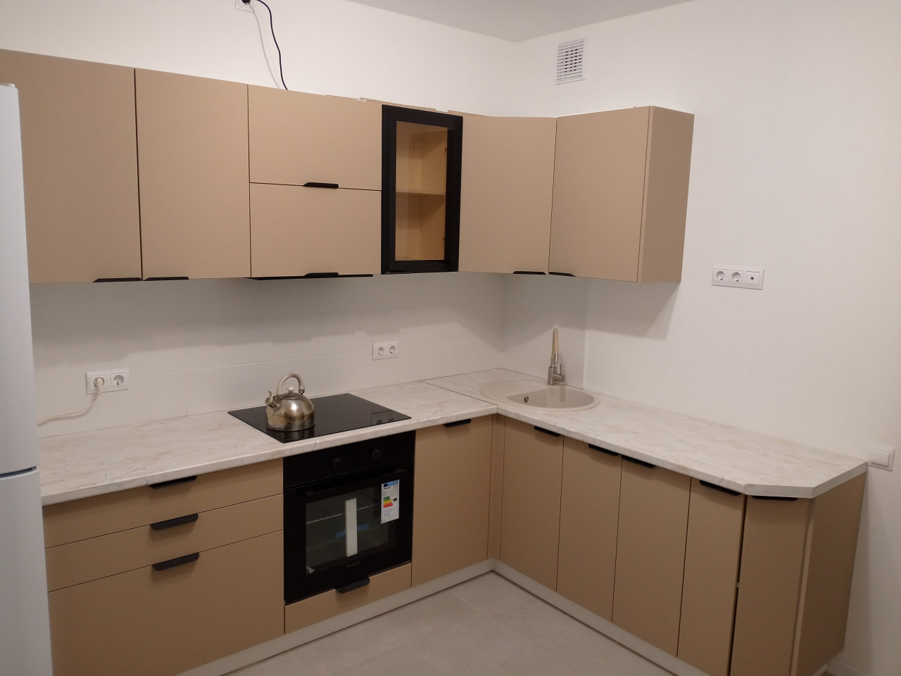 Модульная кухня Норд софт пихтовый зеленый