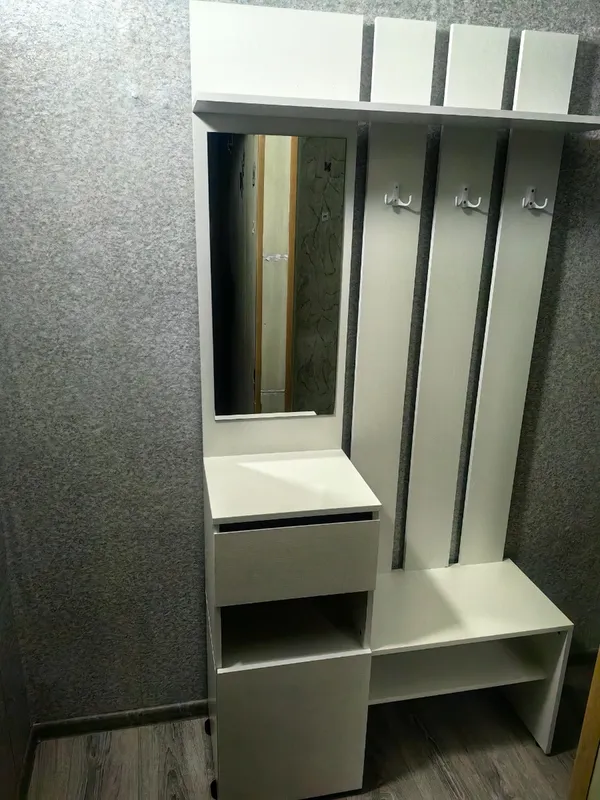 Прихожая Грейс белый текстурный