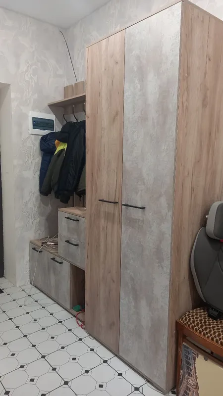 Прихожая Бостон ВШ-1 дуб крафт серый / бетонный камень арт. 08-163564 ...