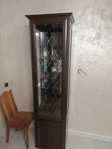 Пенал с витриной Парма венге