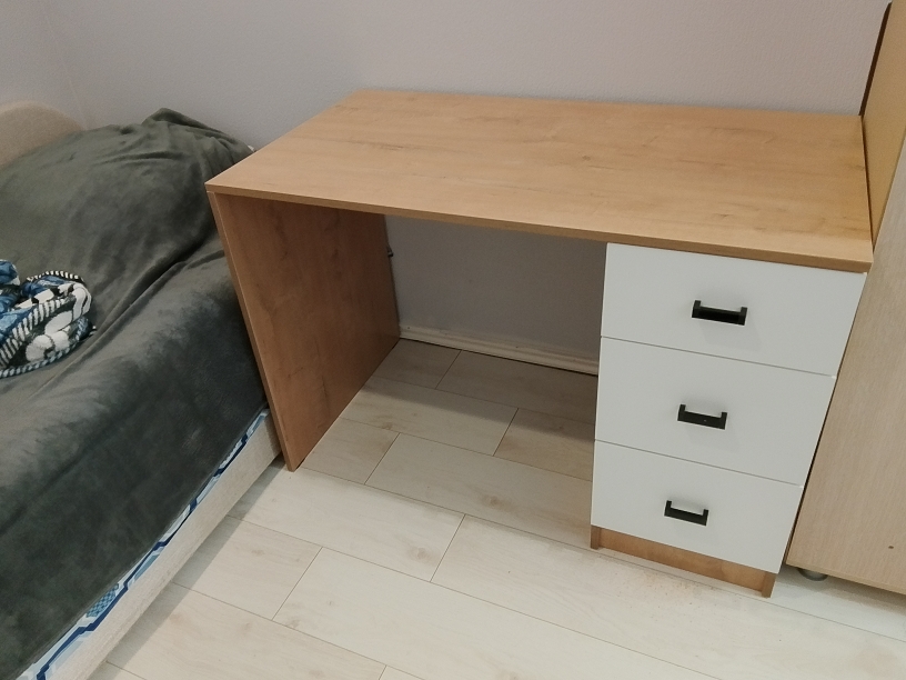 Стол письменный Стандарт дуб вотан / белый