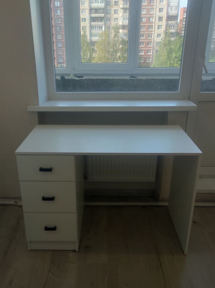 Стол письменный Стандарт дуб вотан / белый