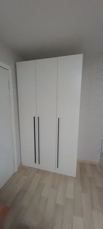 Шкаф 2-х створчатый Берген с зеркалами белое дерево